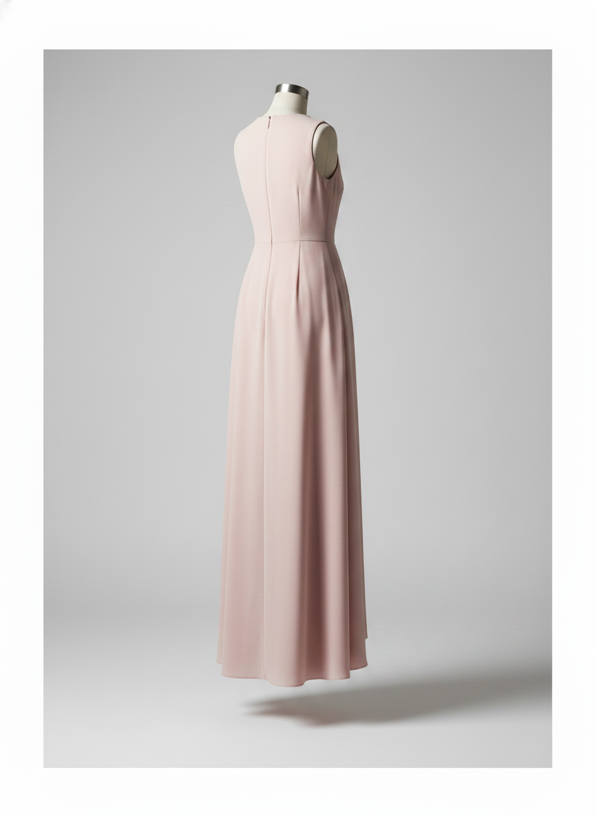 Roze kokerjurk voor vrouwen