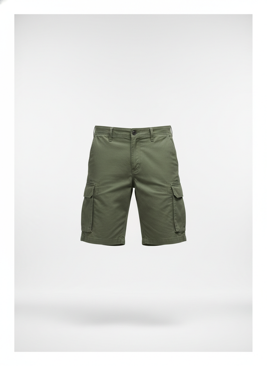 Groene cargo short voor mannen
