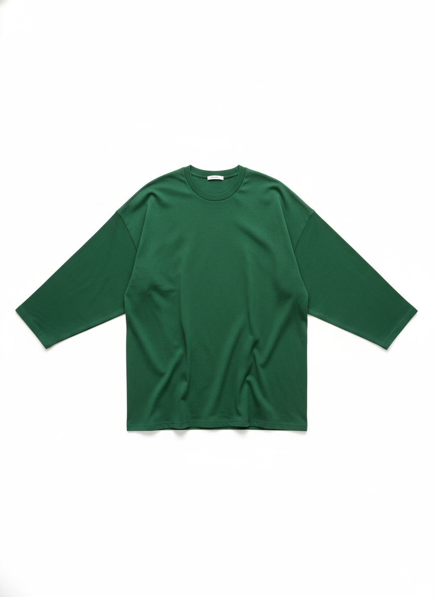 Groen oversized t-shirt voor mannen