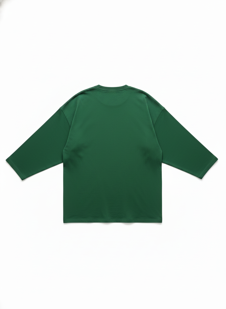Groen oversized t-shirt voor mannen