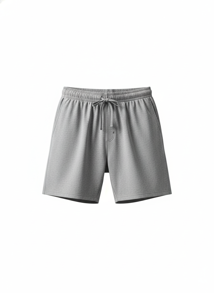 Grijze lounge short voor mannen