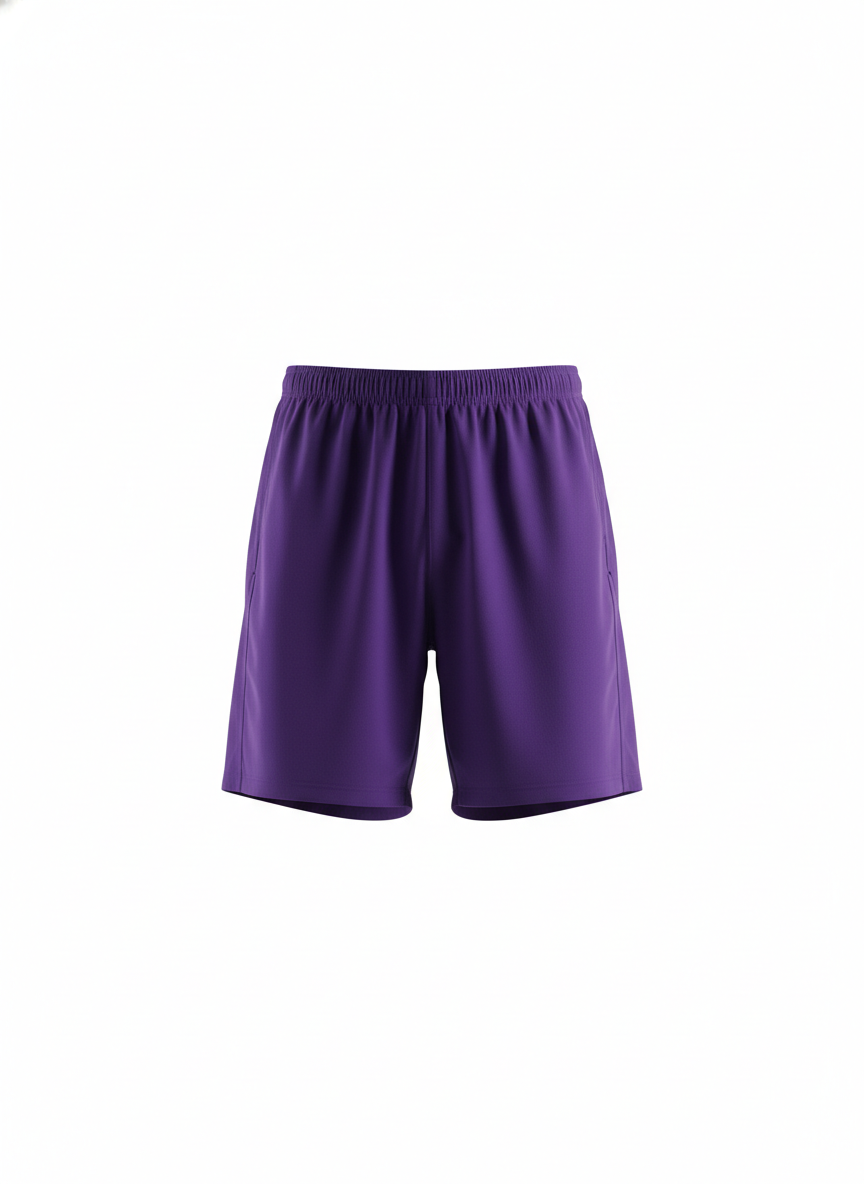 Paarse sport short voor mannen