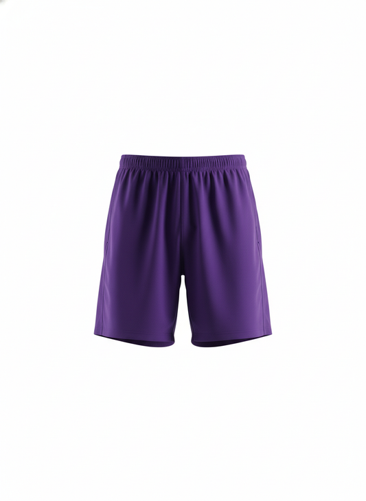 Paarse sport short voor mannen