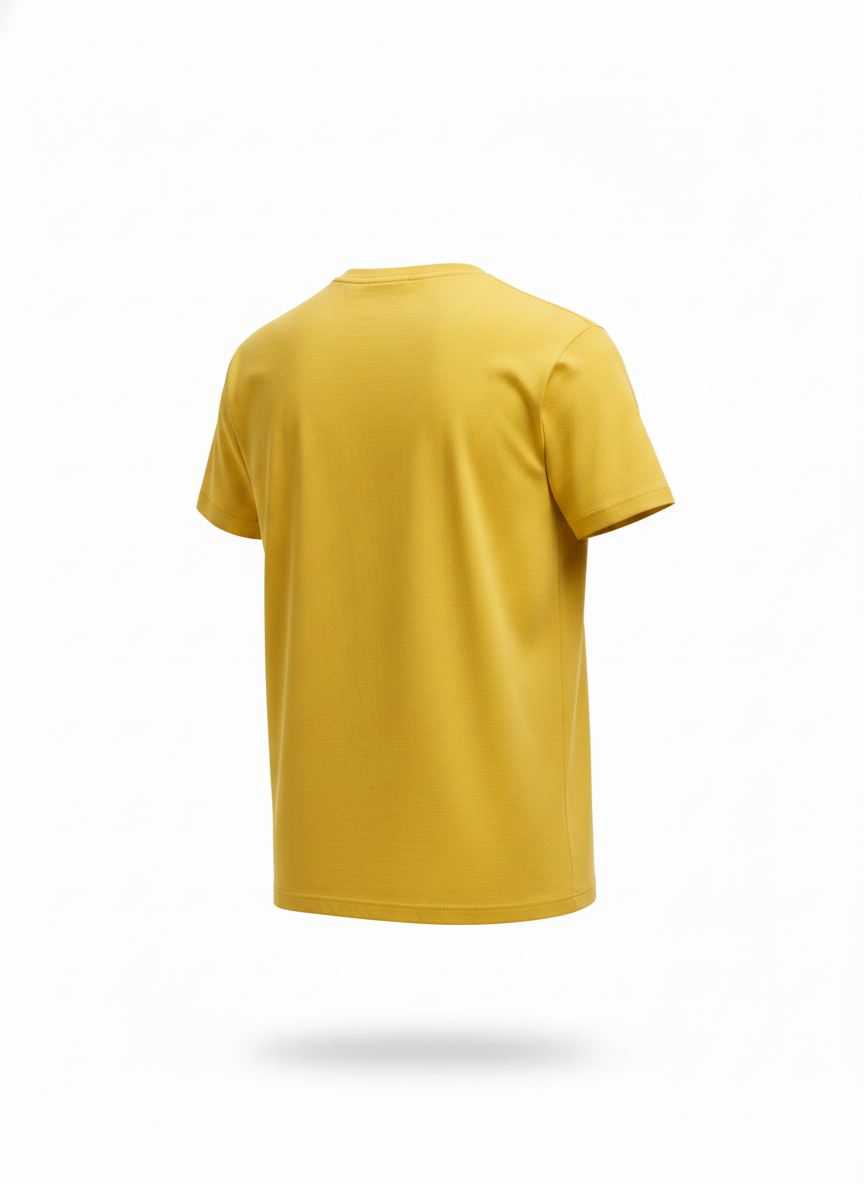 Geel borstzak t-shirt voor mannen