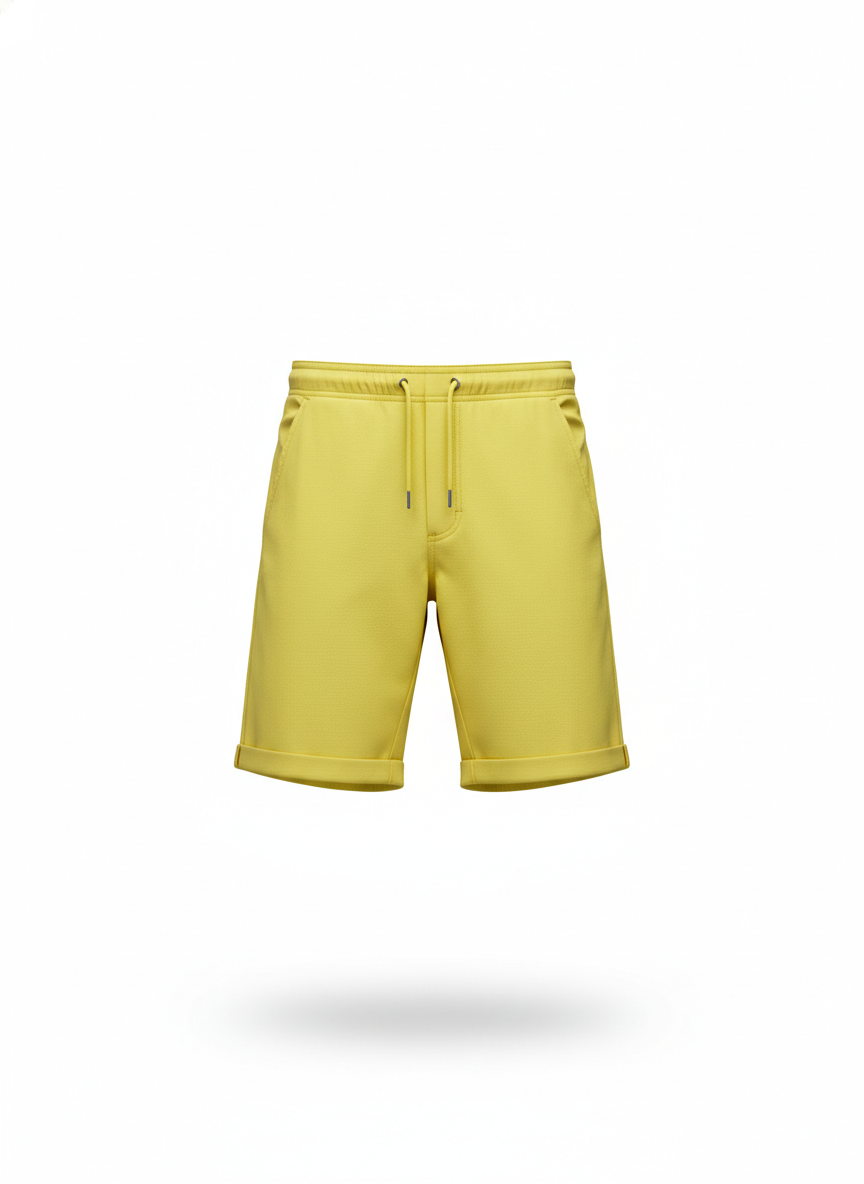 Gele wandel short voor mannen