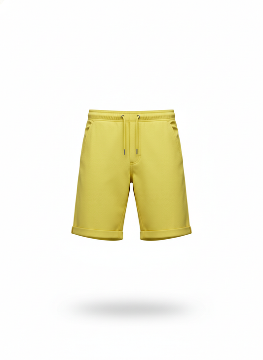Gele wandel short voor mannen
