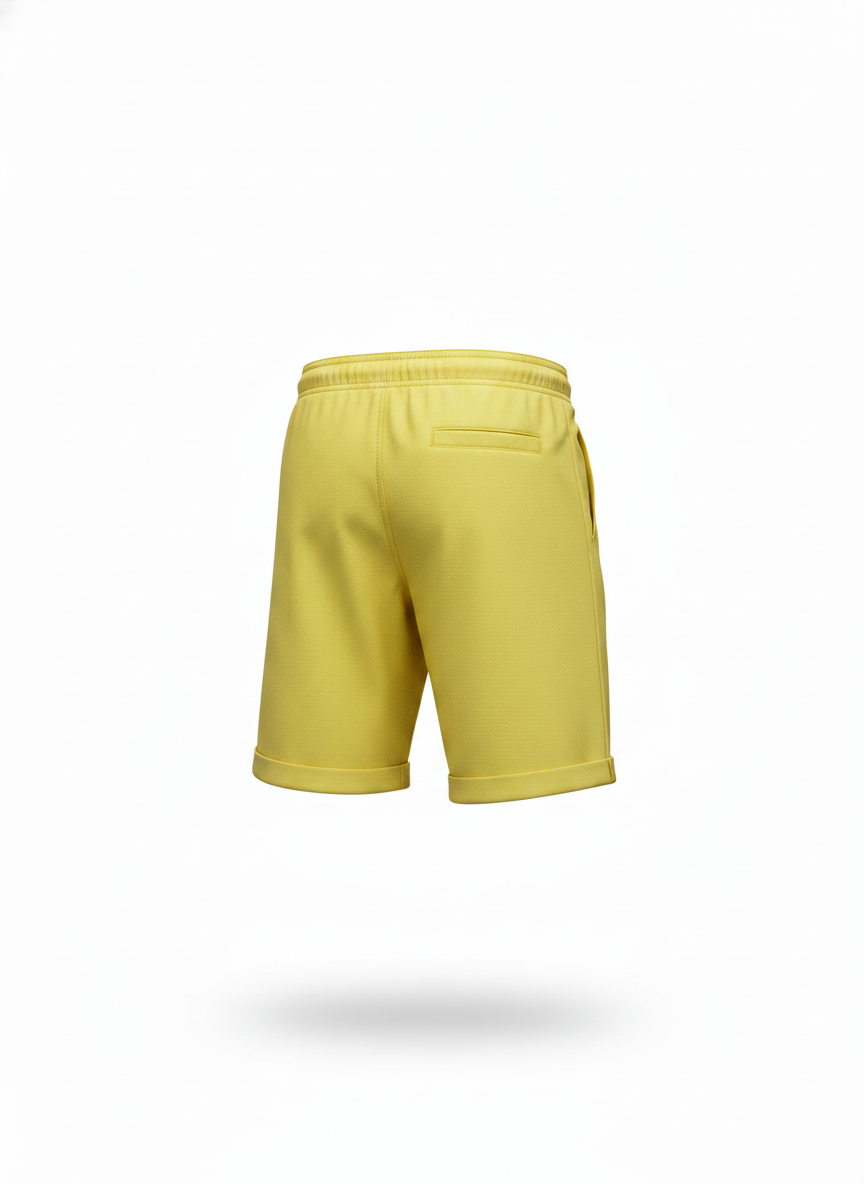 Gele wandel short voor mannen